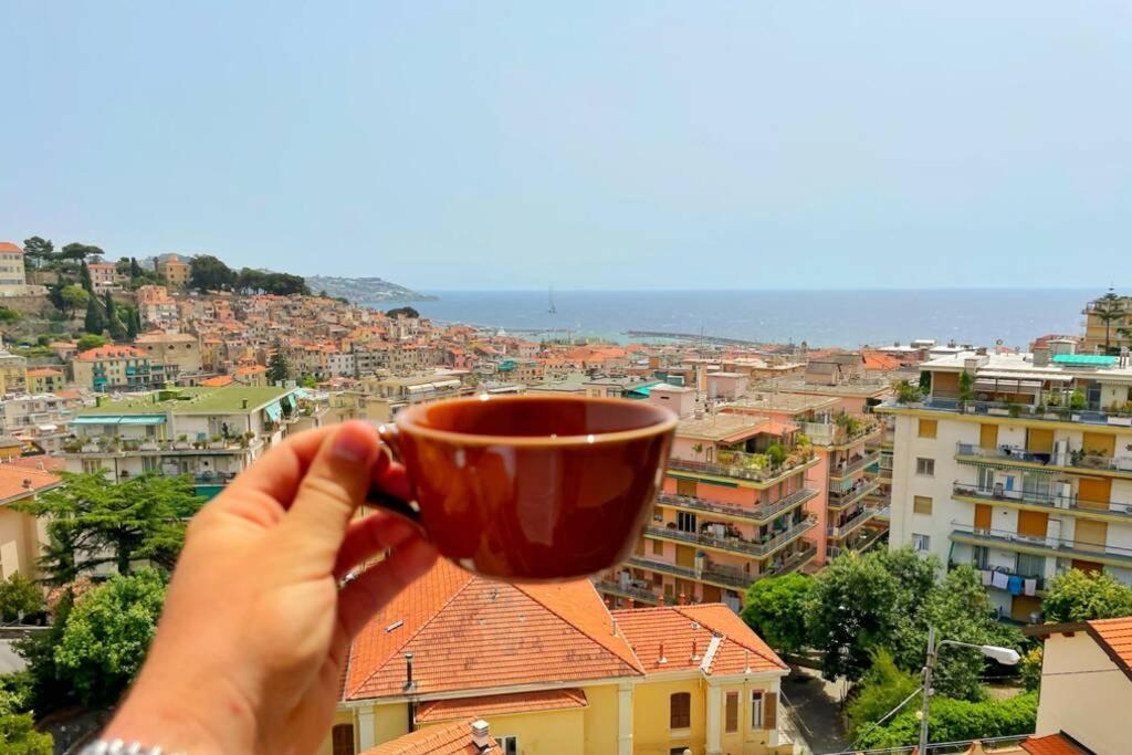 [SUITE DE AMICIS] Vista mare e relax Sanremo Exterior foto